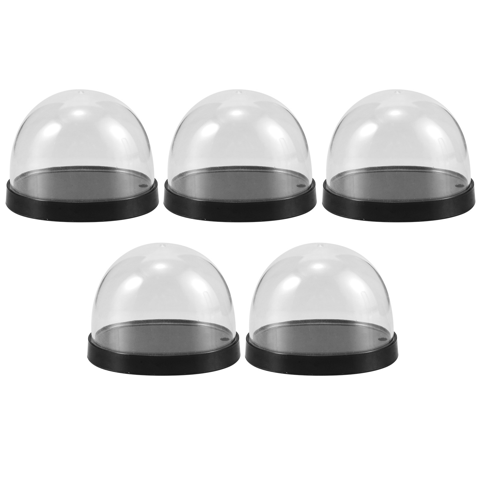 Plastic Dome Clear - 5Sets Transparent Plastic Cloche Domes Flower