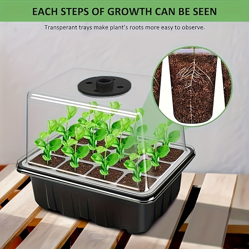 Seedling Starter Kit - 1/2/3 s - đánh giá và giá Humidity Dome Kit
